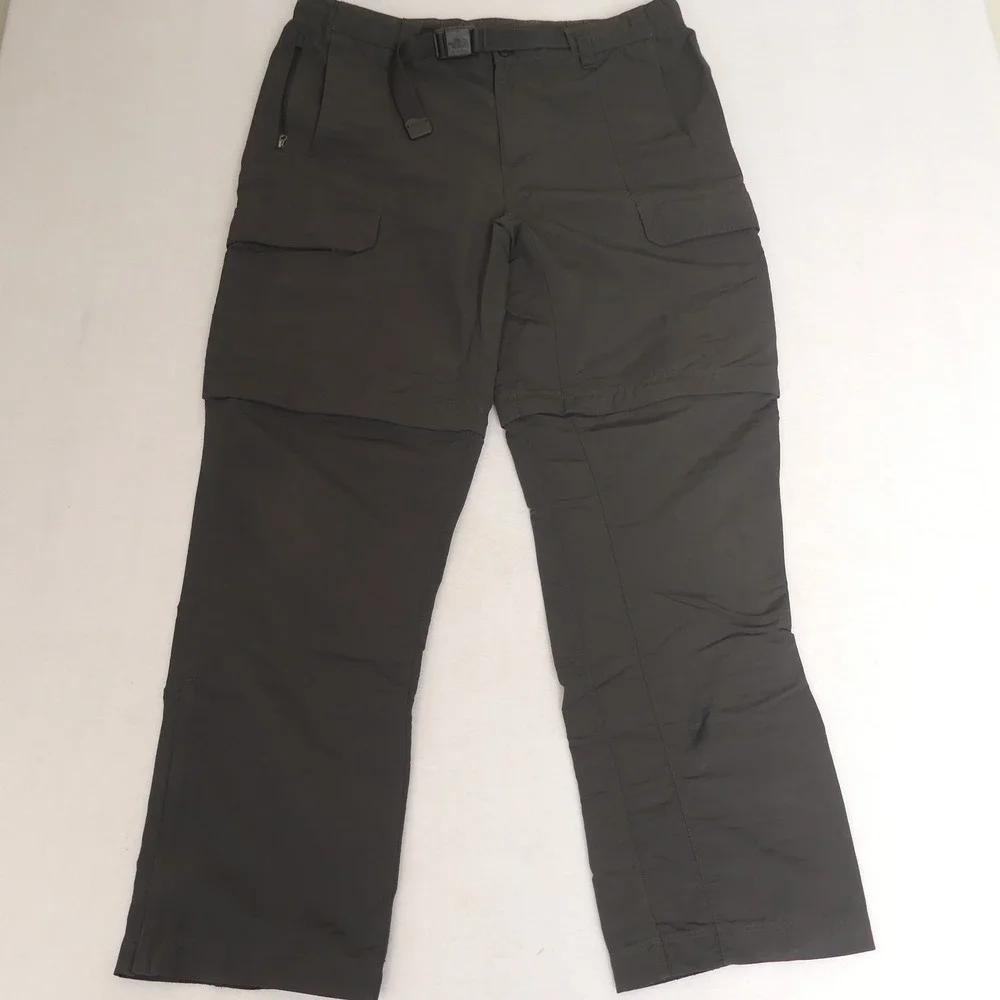The North Face Convertible Belted‎ Cargo Pants Men's Large 36x32 Hiking Outdoors